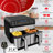 Dual Air Fryer 9.5qt Double Drawer 8 Functions Digital Family 1800w,smart Finish