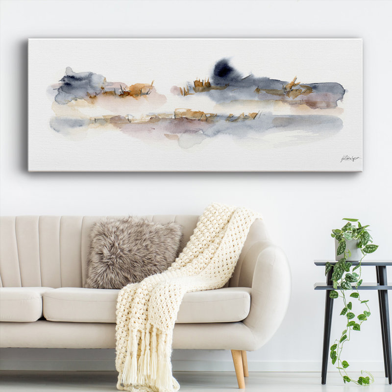 Toile tendue Reed & Cattails I-Gallery, H 24 po x l 60 po x P 1,5 po
