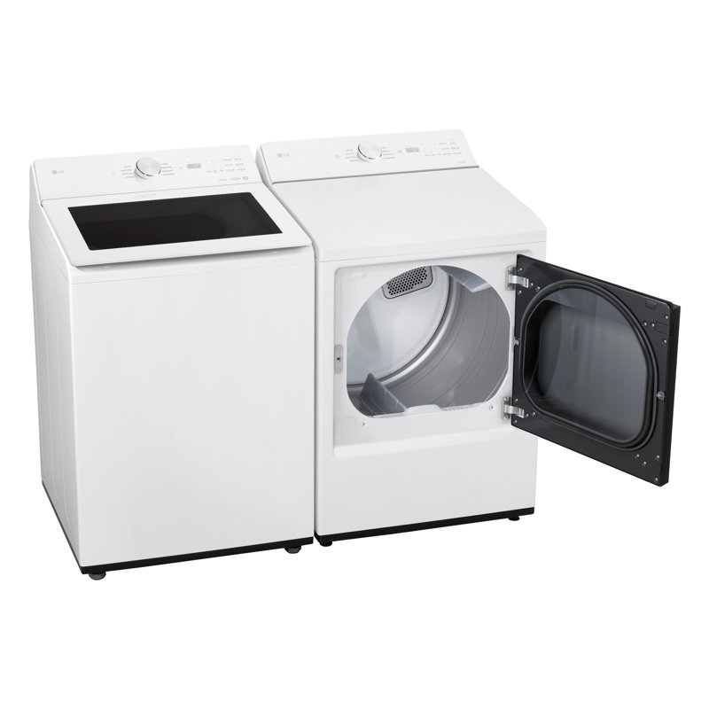 LG Mega Capacity Smart Top Load Washer with 4-Way® Agitator, EasyUnload & AI Sensing, 4.8 cu. ft., Platinum Black