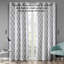 Panneau de rideau occultant imprimé Ikat (seulement 1 panneau PC)-204172353-204172356