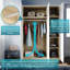 Shivom 3 Door Manufactured Wood Wardrobe-2053775401