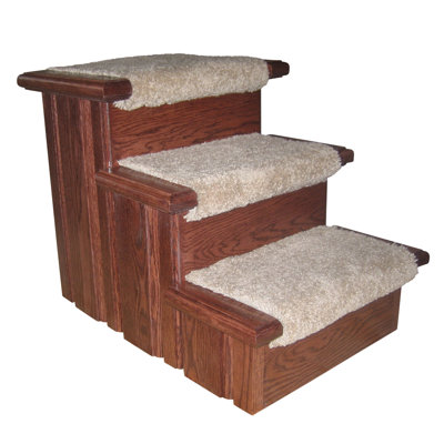 Daphne Raised Panel 3 Step Pet Stair