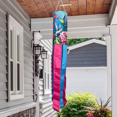 Springtime Hummingbirds Windsock