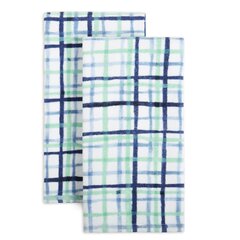 Fiesta Worn Tiles Green/Blue Kitchen Towel Set