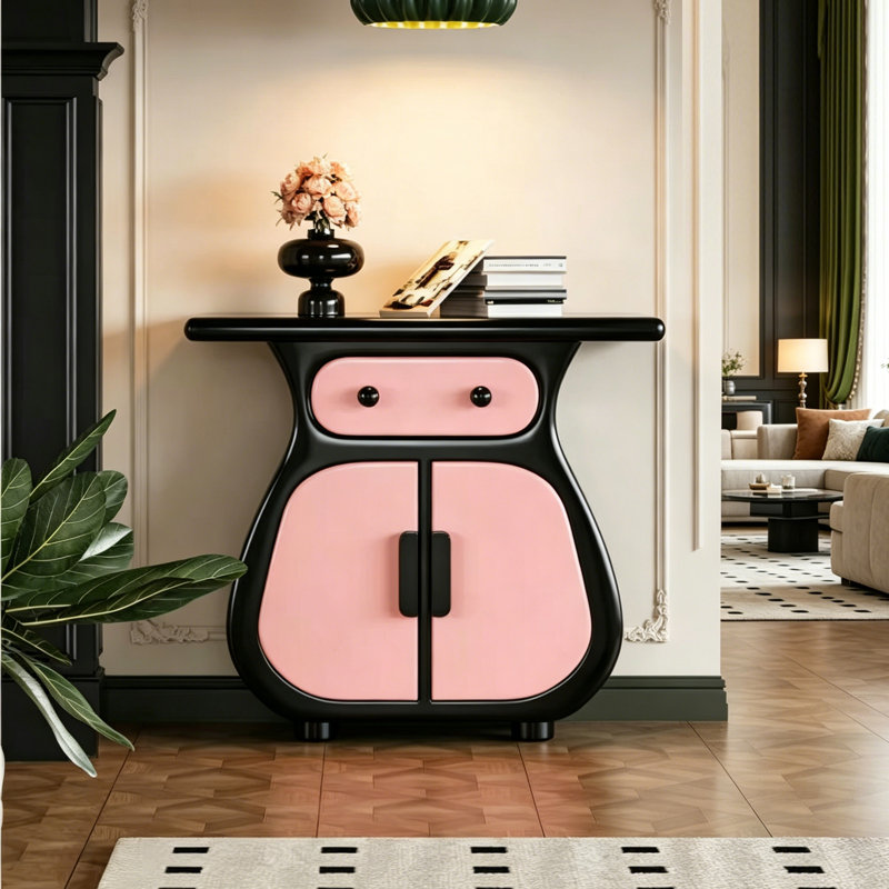 Vieira, 33.46" H x 47.24" W x 13.78" D, Pink
