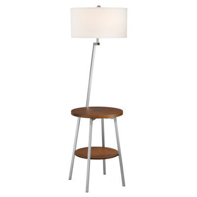 Hinojos 59'' Tray Table Floor Lamp