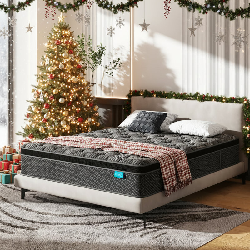 Usry Mattress, 10/12/14 Gel Memory Foam Hybrid Mattress in a Box, Twin, 10"