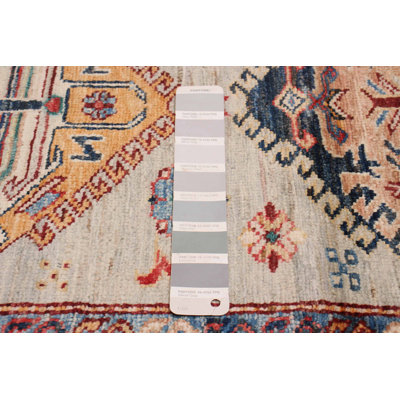 Zebrina One-of-a-Kind 2'7" X 8'2" New Age Runner Wool Area Rug Grey