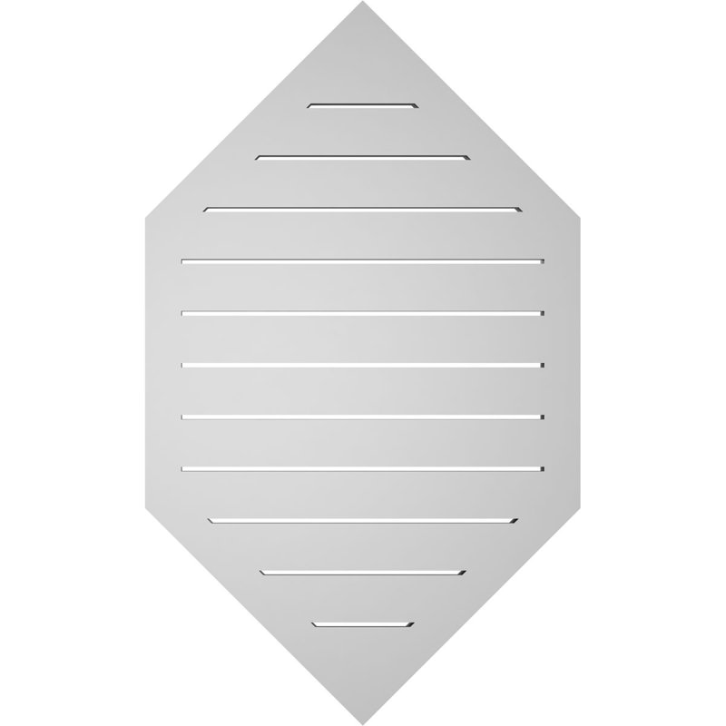 Pente verticale verticale en uréthane Signature, H 40 po x l 24 po x P 1,5 po