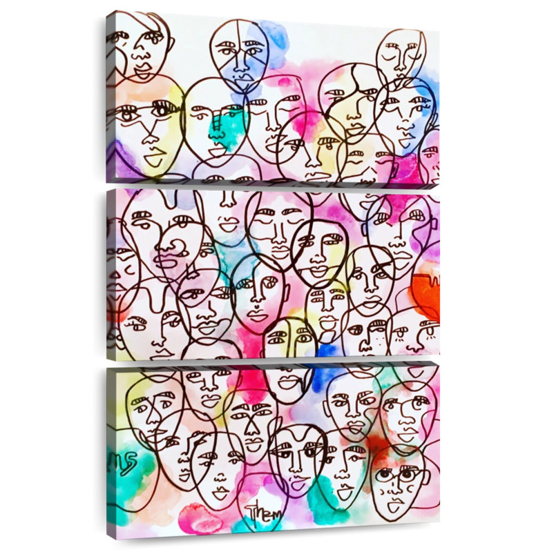 Khadijeh We Us Them, 74" H x 48" W