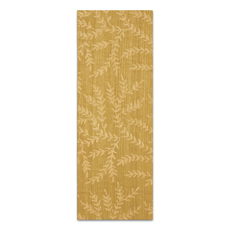 Guth Floral Cotton Blend Table Runner, Golden Bronze, 72" x 13"