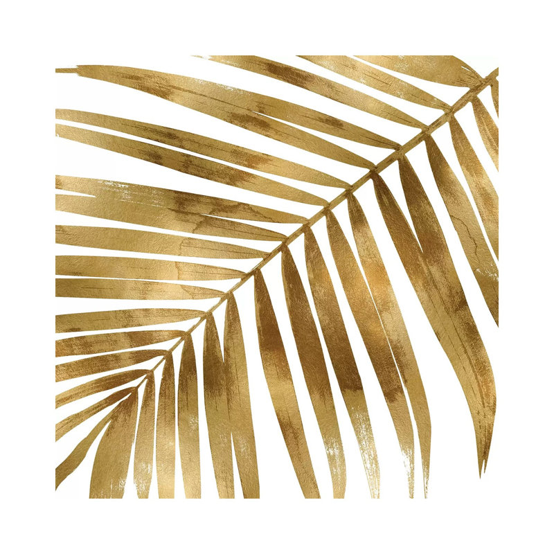 Gold Palm, Close-Up I by Melonie Miller - Wrapped Canvas Print, 45.72 cm H x 45.72 cm W x 1.91 cm D