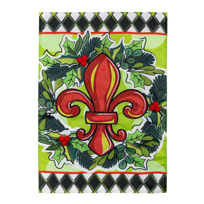 Drapeau de jardin Holiday Fleur De Lis