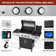 MELLCOM 3 - Burner Countertop Liquid Propane Gas with Side Burner