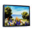 «Spring Flowers on Ocean Scenery», reproduction d'art sur toile encadrée-1113773272-1113773287