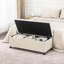 Banc de rangement avec repose-pieds 40 pouces-1159639434