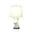 Lampe de table 20,5 po en résine blanche