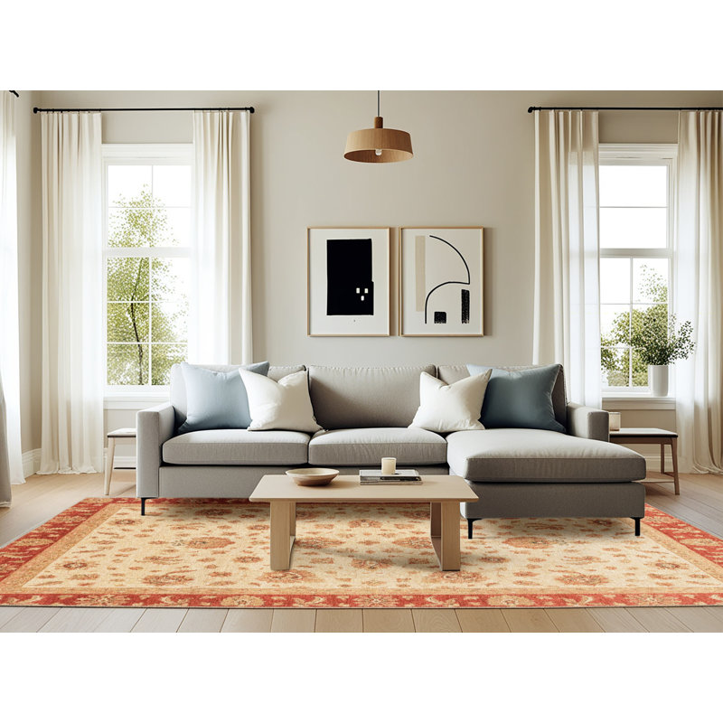 Tapis abstrait 4057, Rectangle 6 pi x 9 pi
