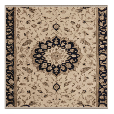 Tapis brun lavable à la machine