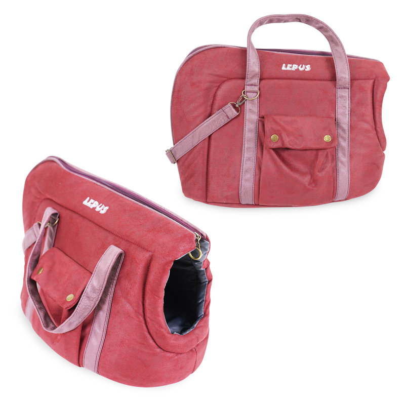 Pet Carrier, Burgundy