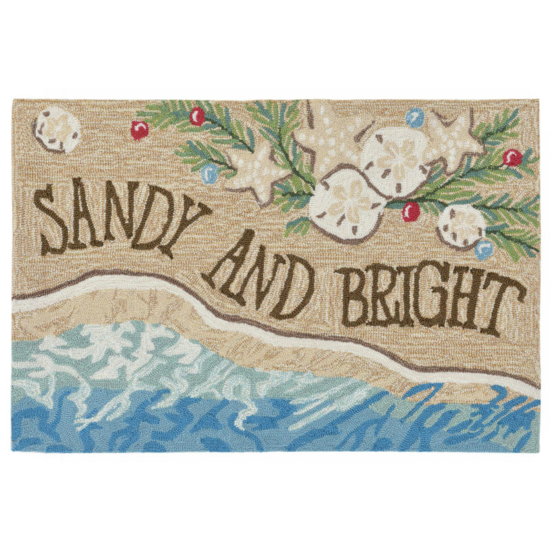Stamper Polyester Kitchen Mat, 24" W x 36" L