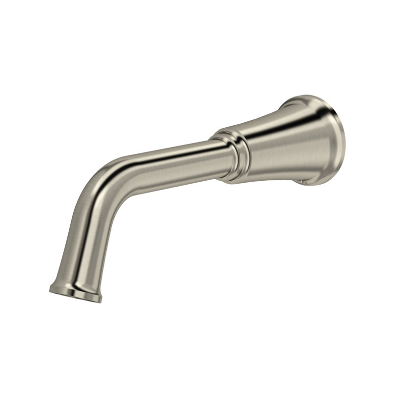 Momenti Wall Mount Tub Spout, Brushed Nickel