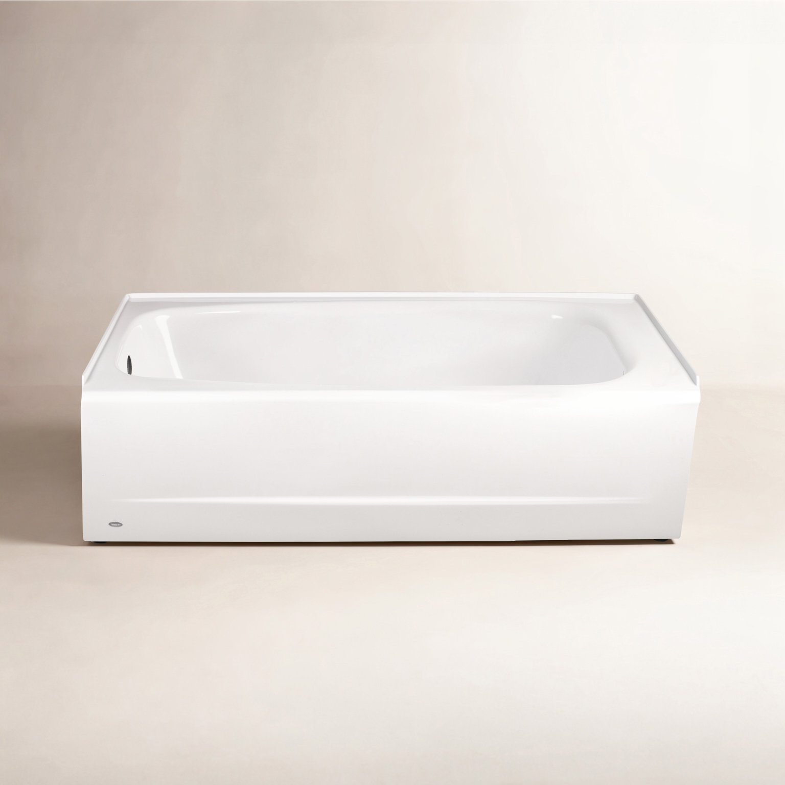 Cambridge 60" Alcove Soaking Bathtub, Left, White