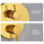 Système de douche avec pomme de douche, douche à main, barre coulissante, jets de corps, bras de douche, tuyau, garniture de valve et poignées à levier