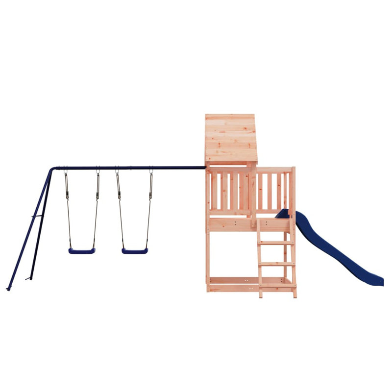 Gaughan Freeport Park 235cm D Outdoor Solid Wood Playhouse, Pink