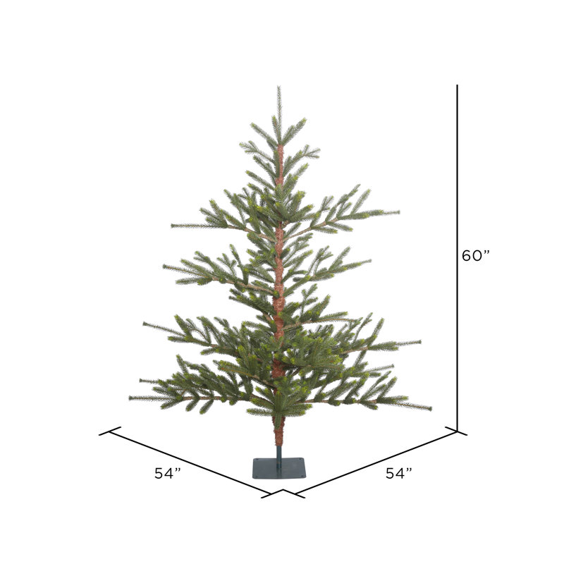Bed Rock Pine Artificial Christmas Tree, 5' H