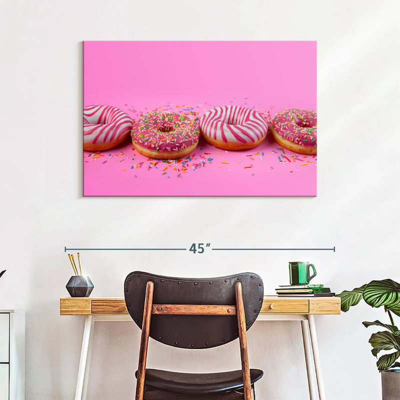 Beignets roses pastel Yarlin, H 26 po x l 39 po