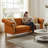 Kevionna 83.86'' Velvet Sofa-2057363141