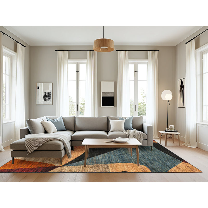 Alyric Abstract Indoor Rug, Rectangle 8' x 10'