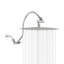 Pomme de douche à haute pression 10 po avec bras d'extension de 12 po-110476245