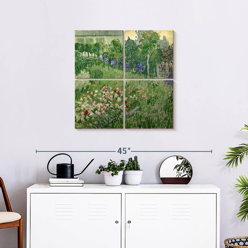 Jardin d'Alvord Daubigny, H 26 po x l 26 po