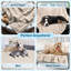 Couverture pour chien PETMAker résistante à l'eau - couverture en sherpa réversible de 80 x 100 pouces pour lit, canapé, caisse ou voiture - Protection contre les taches, les déversements, les accidents et la fourrure d'animaux - Lavable à la machine-36561150-126733320