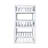 Twin Triple Rubber Wood Bunk Bed, with Ladders, Guardrails Detachable Bunk Bed, Twin over Twin over Twin-2109539338