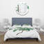 Vintage Green Leaves Plants IV - Ensemble de housse de couette traditionnel - Microfibre de polyester-66391627