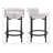 Toey Upholstered Counter Stool with Metal Frame-1233027696