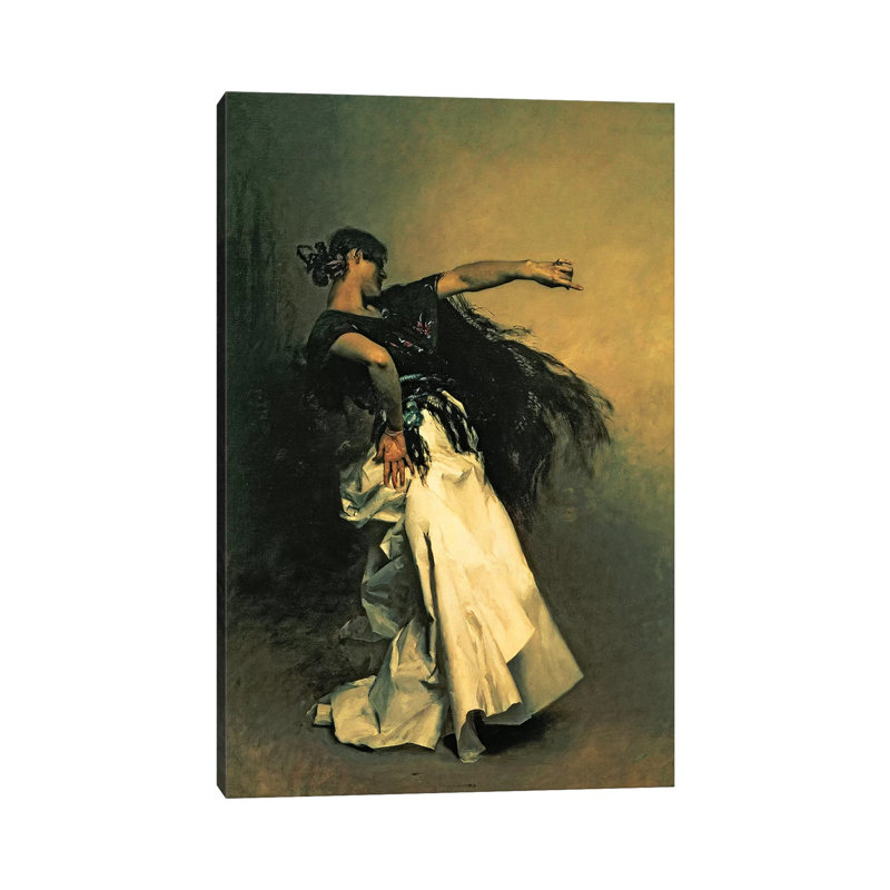 The Spanish Dancer, Study For El Jaleo, 1882 by John Singer Sargent - Painting on Canvas, 66.04cm H x 45.72cm W x 3.81cm D