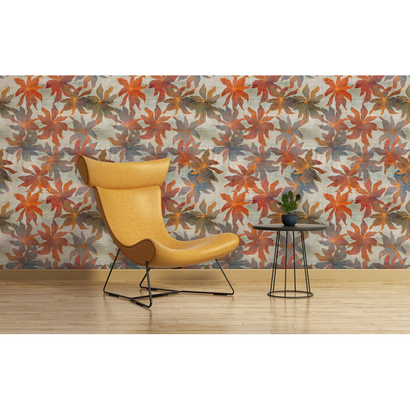 Floral Wallpaper Double Roll, Ember