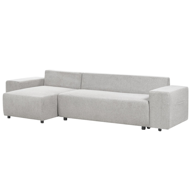 Avrian 3 Seater Sofa Bed, Right Hand Facing, Light Grey