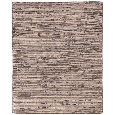 Paras Hand Knotted Khaki Area Rug
