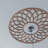 30"OD x 10 1/4"ID x 1/4"T Cannes Wood Fretwork Pierced Ceiling Medallion, Walnut-63411902-63411921