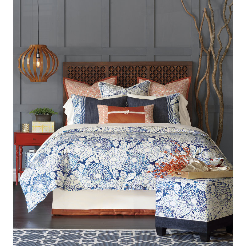 Indira Traditional Cotton Floral Duvet Cover