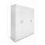 Armoire de rangement polyvalente blanche Modex (ensemble de 2 pièces)-27913443-27913446