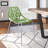 Stackable Dining Side Chairs with Floral Cutout Back and Stainless Steel Legs – Modern Kitchen, Restaurant, or Banquet Seating-544002240