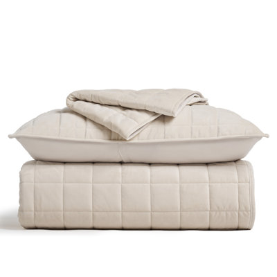 Box Stitch PearlVelvet Quilt set