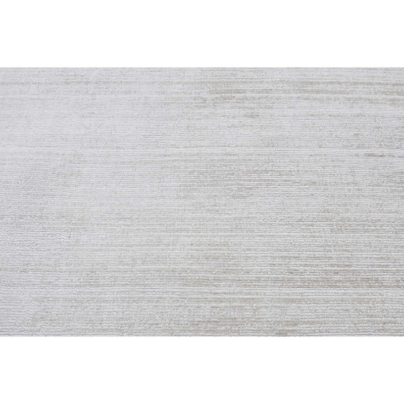 Silk Area Rug in Gray, Rectangle 9' x 12'