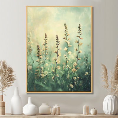 Green Country Wildflowers Dream - Wildflowers Canvas Art